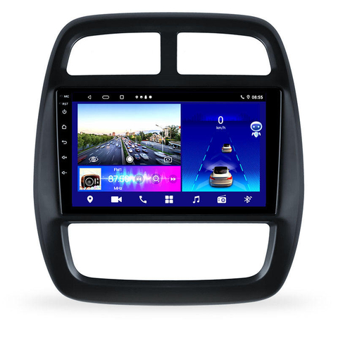 Reproductor de Dvd para salpicadero de coche de 9 pulgadas para RENAULT KWID 2015 2019, sistema Multimedia de doble Din, pantalla táctil, navegación GPS, Audio para coche