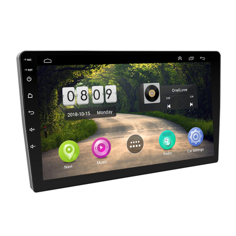 Universal 10''Car Radio Player Navegación Gps Wifi Bt Fm Eq Audio Android Multimedia Autoradio