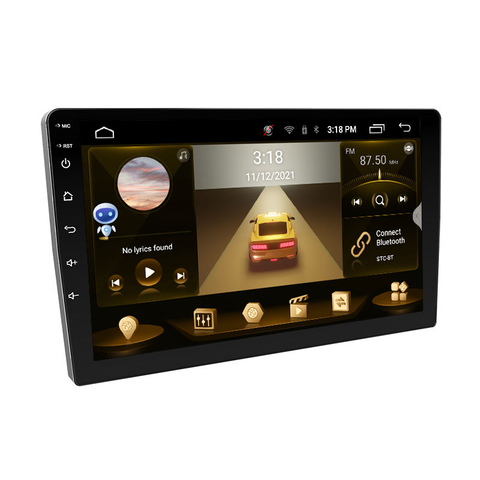 Universal 10,0 pulgadas Android 10 radio de coche sistema de audio navegación GPS coche pantalla android vídeos de coche reproductor de dvd