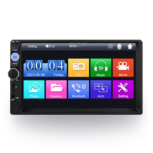 WinCe-reproductor Mp5 para coche, 1 DIN, 7 pulgadas, pantalla táctil, estéreo, Radio automática, reproductor Multimedia Mp5 para coche